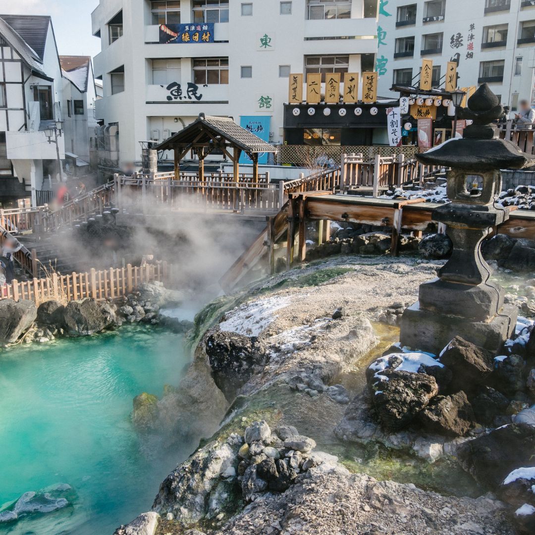 Pemandangan Air Panas Gunma