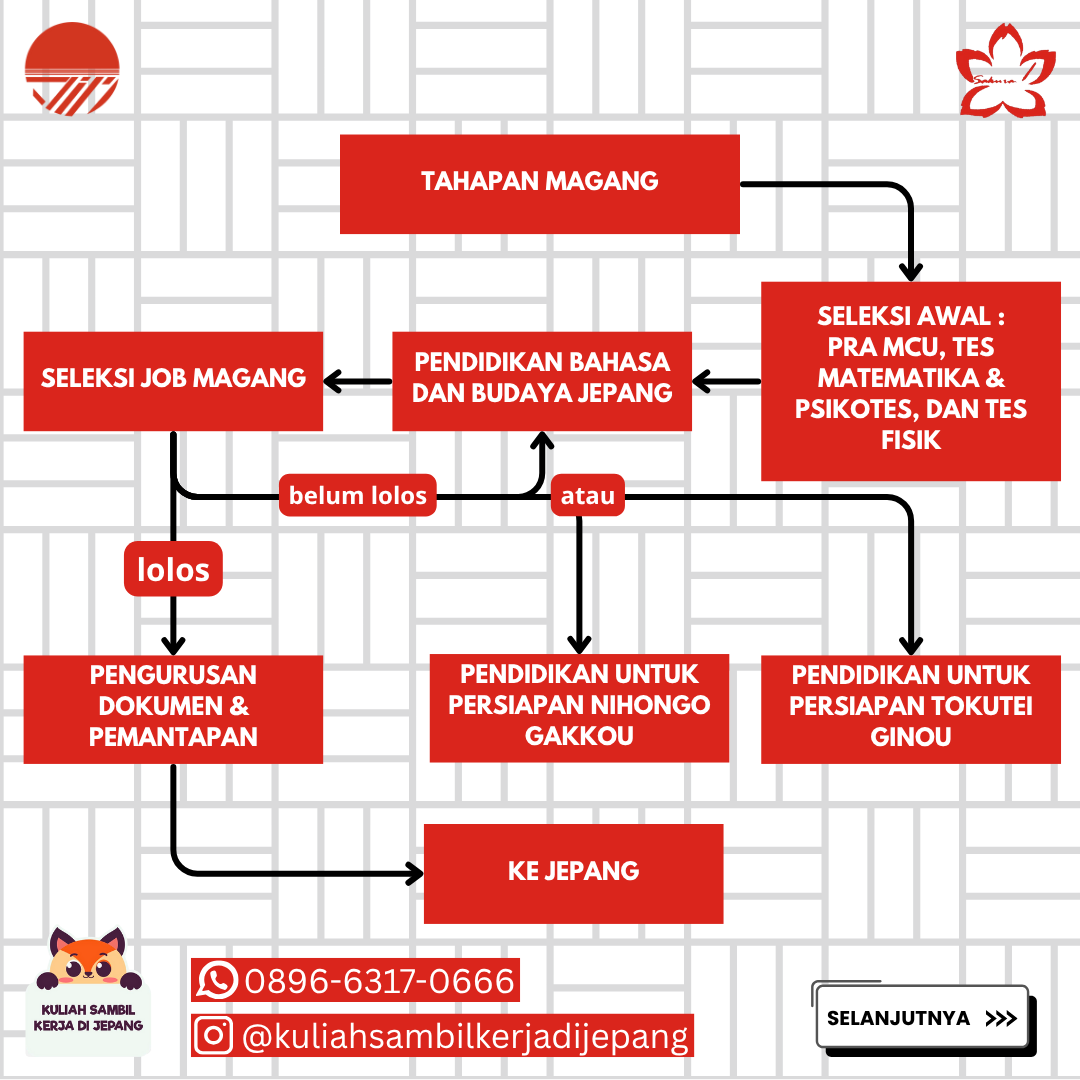 Tahapan Magang Jepang