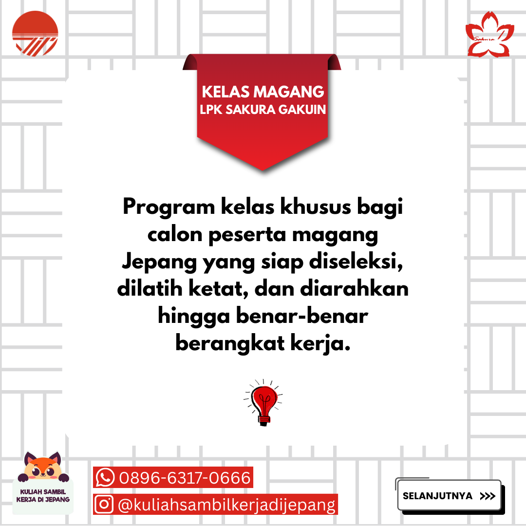 Penjelasan Kelas Magang